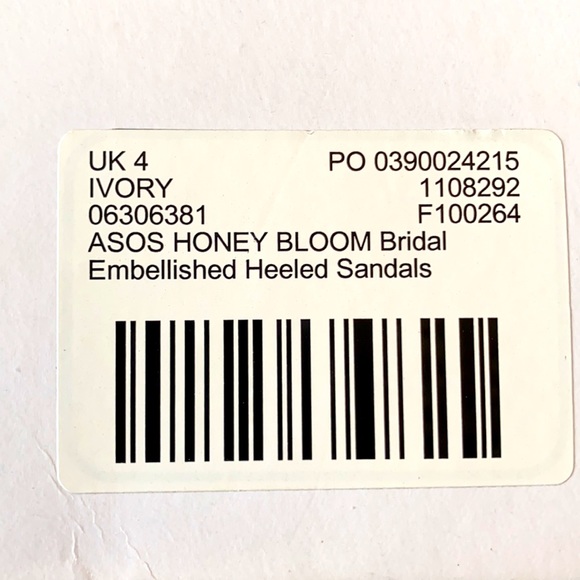 ASOS “HONEY BLOOM” Embellishment heel - Picture 5 of 7